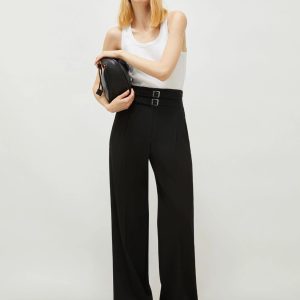 Pantaloni con dettaglio lacci aguzze marella pe 25