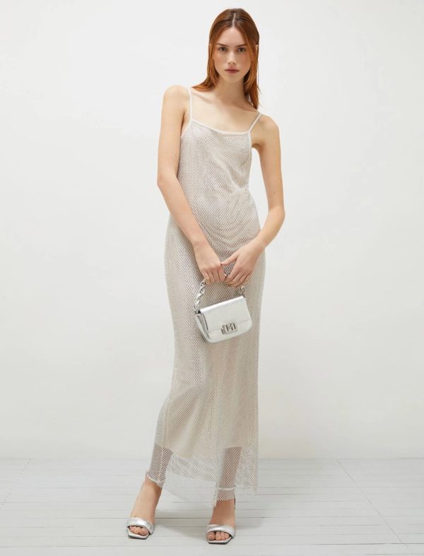Abito con strass pece marella pe 25