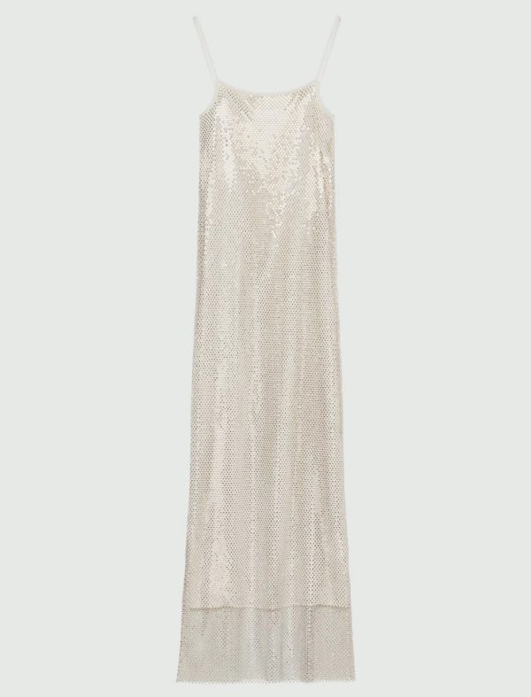 Abito con strass pece marella pe 25