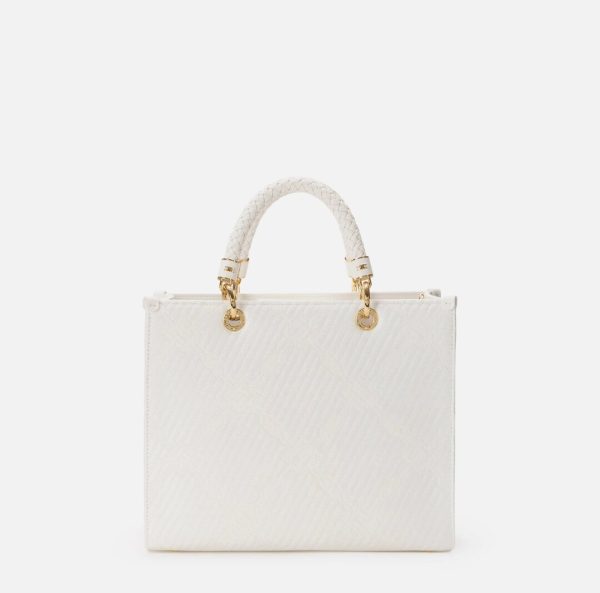 Tote media in jacquard con charms bs12a51e2 elisebetta frachi pe25