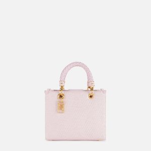 Tote piccola in jacquard con charms bs13a51e2 Elisabetta Franchi pe25