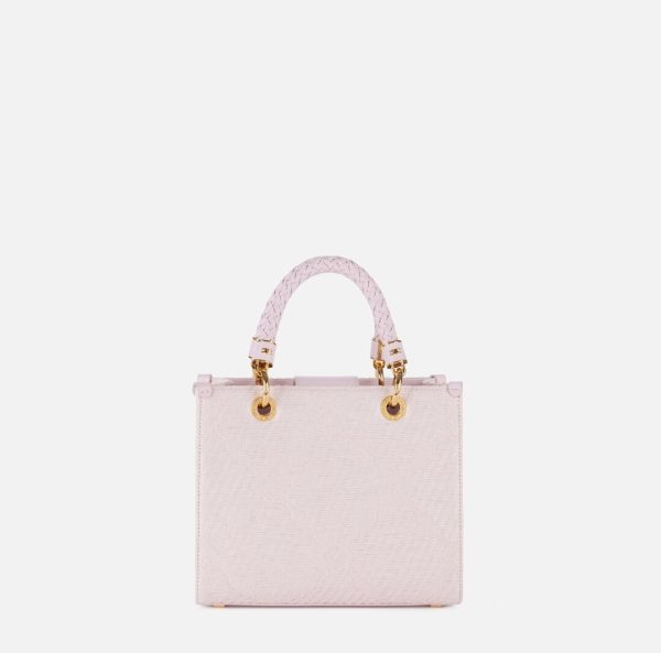 Tote piccola in jacquard con charms bs13a51e2 elisebetta frachi pe25