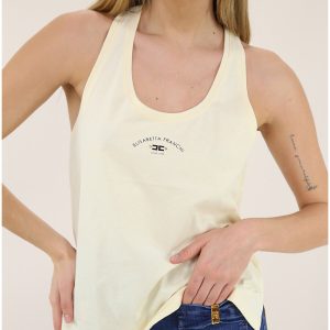 Canotta in jersey con logo cn00251e2 elisebetta frachi pe25