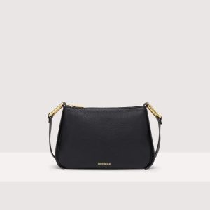 Mini Bag Grained Leather Noir Coccinelle Borse Donna MQF 55 03 01 001 TUPE25.
