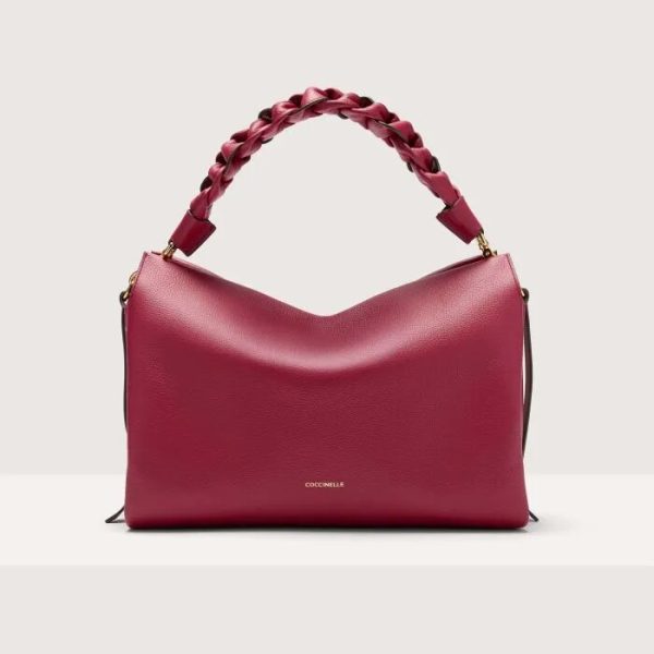 Handbag Double Grainy Leather Sangria Coccinelle Borse Donna M50 19 02 01 318