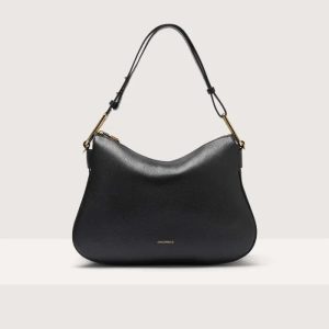 Handbag Grained Leather Noir Coccinelle Borse Donna PQR 13 01 01 001 TUPE25.