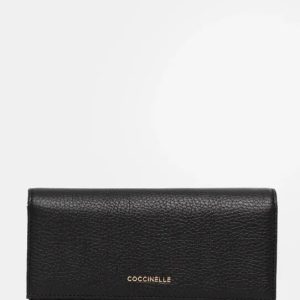 Wallet Grained Leather Noir Coccinelle Portafoglio Donna MW5 11 85 01 001 TUP
