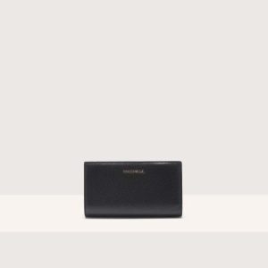 Wallet Grained Leather Noir Coccinelle Portafoglio Donna MW5 11 F1 01 001 TUP