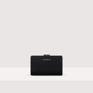 Wallet Grained Leather Noir Coccinelle Portafoglio Donna MW5 11 E7 01 001 TUP