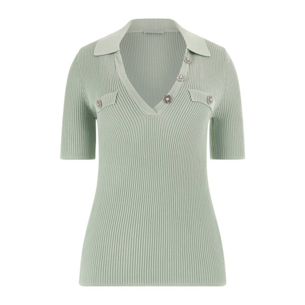 Paula Ss Polo Neck s Guess Maglie Donna W5RR25 PE25.