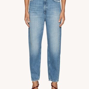 Jeans dondup pe25. mod. bessie loose in denim fisso art. dp784 df0290 ip5