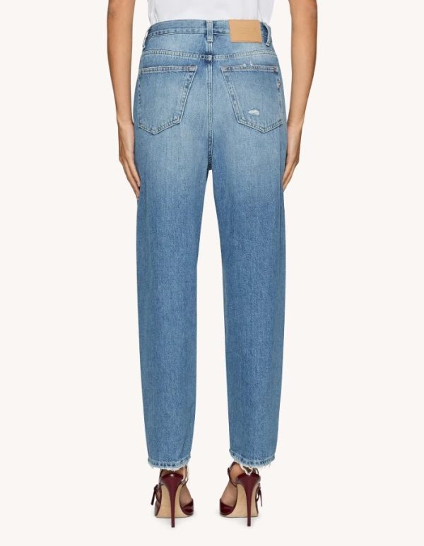 Jeans dondup pe25. mod. bessie loose in denim fisso art. dp784 df0290 ip5