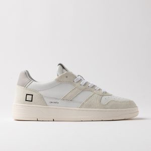 Scarpa d.a.t.e. pe 25. mod. court 2.0 vintage calf white art. m421-c2-vc-wh