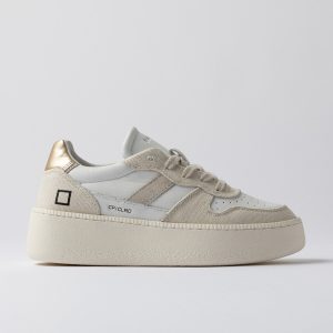 Scarpa d.a.t.e. pe 25. mod. court platform colored beige art. w421-cp-co-bi
