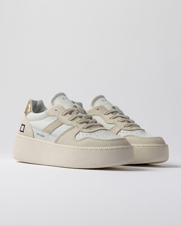 Scarpa d.a.t.e. pe 25. mod. court platform colored beige art. w421-cp-co-bi