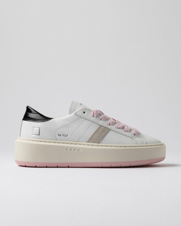 Scarpa d.a.t.e. pe 25. mod. hill low platform calf white- black art. w421-hp-ca