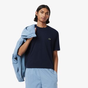 t-Shirt Lacoste Uomo taglio comodo TH7318PE25.BLU NAVY