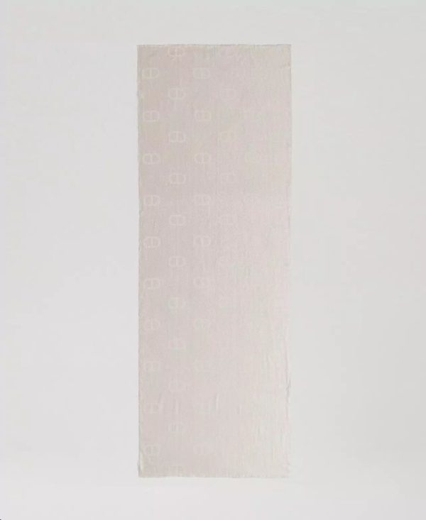 Stola jacquard con lurex e oval t twin set pe25 art. 251to5280