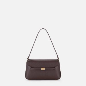 Borsa a spalla con placca logo Elisabetta Franchi BS01A51E2