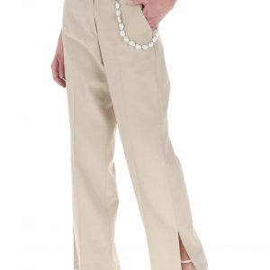 pantalone con spacco sul fondo art. delmare kocca pe 25