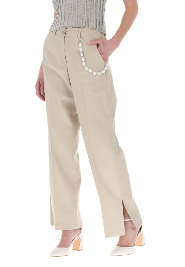 pantalone con spacco sul fondo art. delmare kocca pe 25