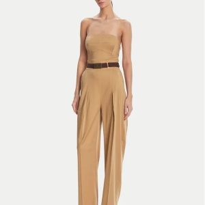Tuta in lyocell stretch con lacci criss-cross tu05152e2 Elisabetta Franchi pe25