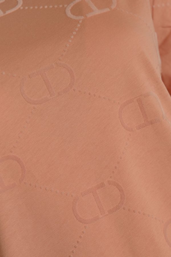 t-Shirt M/c Stampa Flock All Over Twin Set t-Shirt Donna 252TP2055AI25.26.