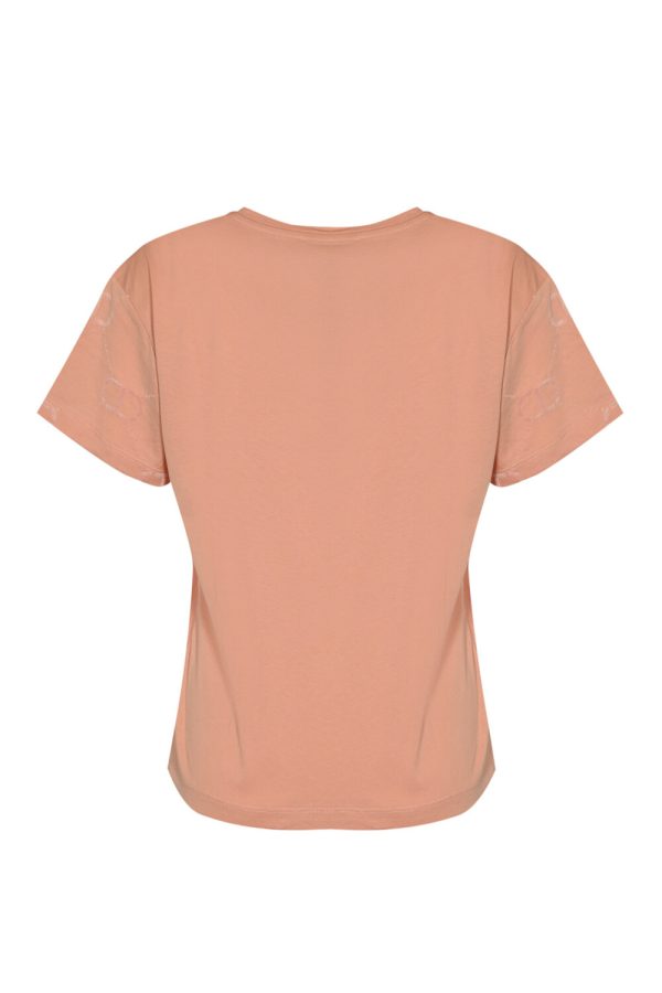 t-Shirt M/c Stampa Flock All Over Twin Set t-Shirt Donna 252TP2055AI25.26.