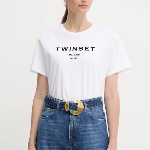 t-Shirt M/c Con Stampa Flock Twin Set t-Shirt Donna 252TP2050AI25.26.