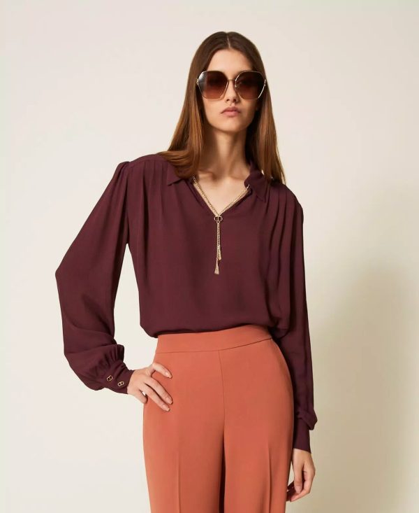 Blusa M/l Twin Set Bluse Donna 252TP2291 AI25.26.
