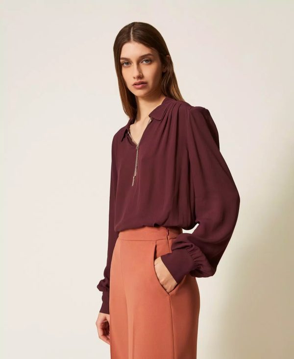 Blusa M/l Twin Set Bluse Donna 252TP2291 AI25.26.