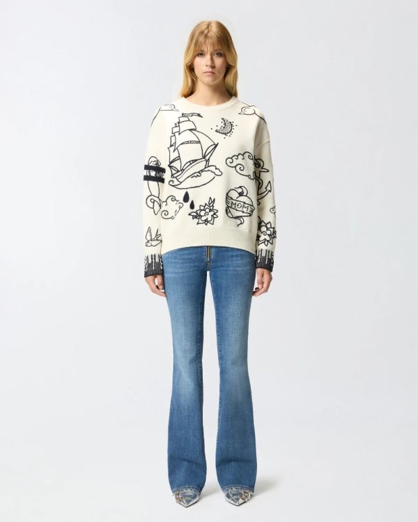 Andros Maglia Cordonetto 100 m Pinko Maglie Donna 105427A2PK AI25.26.