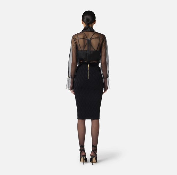 Gonna Di Maglia Elisabetta Franchi GK20B56E2