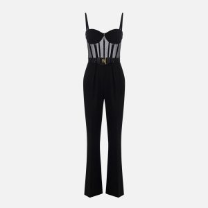 Tuta Donna Con Cintura Elisabetta Franchi TU05756E2