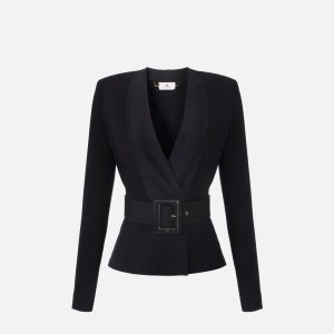 Maglia Tricot Con Cintura Elisabetta Franchi Maglie Donna MK48S57E2