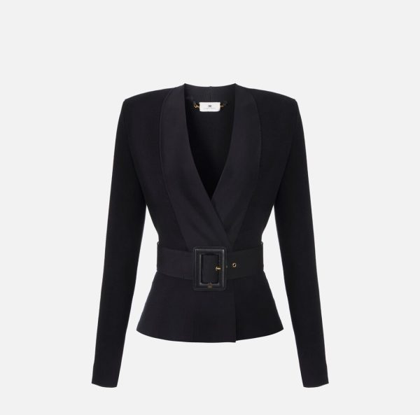 Maglia Tricot Con Cintura Elisabetta Franchi Maglie Donna MK48S57E2
