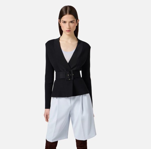 Maglia Tricot Con Cintura Elisabetta Franchi Maglie Donna MK48S57E2