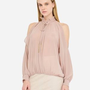 Ecs Blusa Incroc. C/accessorio Liu Jo Bluse Donna CF5396TS869AI25.26.