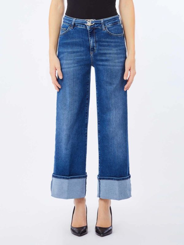 B.up Good Cropped H.w. Liu Jo Jeans Donna UF5101D0264 AI25.26.