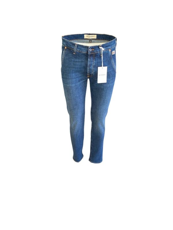 New Elias Man Denim Elast. Pechino Roy Rogers Jeans Uomo RRU006D0081503AI25