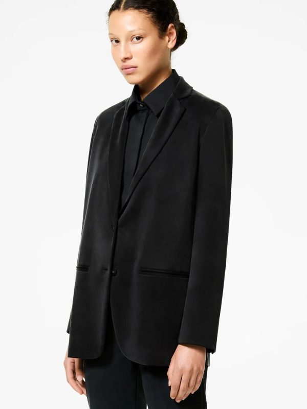 Cupro Boyfriend Wom Blazer Rrd Giubbotti Donna W25606AI25.26.