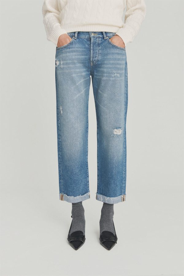 New Oskar Old Glory Denim Cotton/vis Roy Rogers Jeans Donna ROG0001D7033078