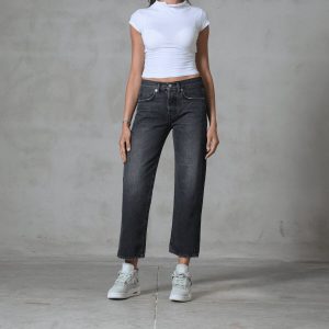 New Oskar Woman Denim Black Hollygro Roy Rogers Jeans Donna RND492N1163030A