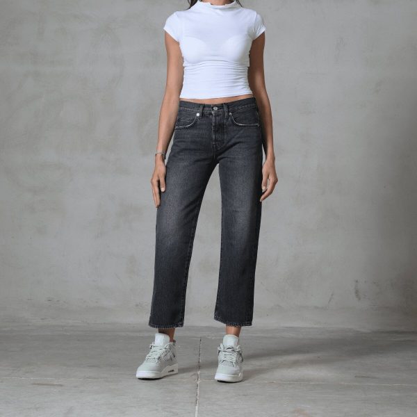 New Oskar Woman Denim Black Hollygro Roy Rogers Jeans Donna RND492N1163030A