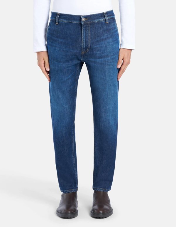Pantalone Jeff Dondup Jeans Uomo UP641 DSE340U K05AI2526.