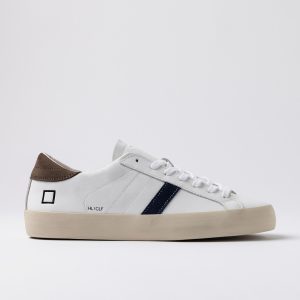 Hill Low Calf White-Brown M8a D.a.t.e. Sneakers Uomo M431-HL-CA-WNAI2526.