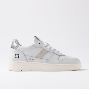 Court 2.0 Basic White-Silver W8f D.a.t.e. Sneakers Donna W431-C2-BA-WSAI2526.