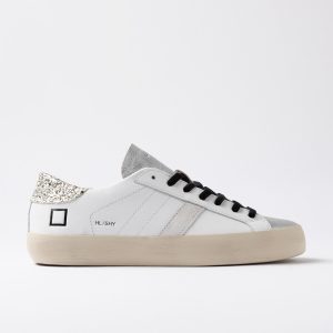 Hill Low Shiny White-Platinum W8f D.a.t.e. Sneakers Donna W431-HL-SH-WMAI2526.