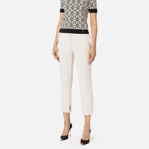 Pantalone in crêpe con spacchetti pa05447e2 elisabetta franchi ai 24.25.