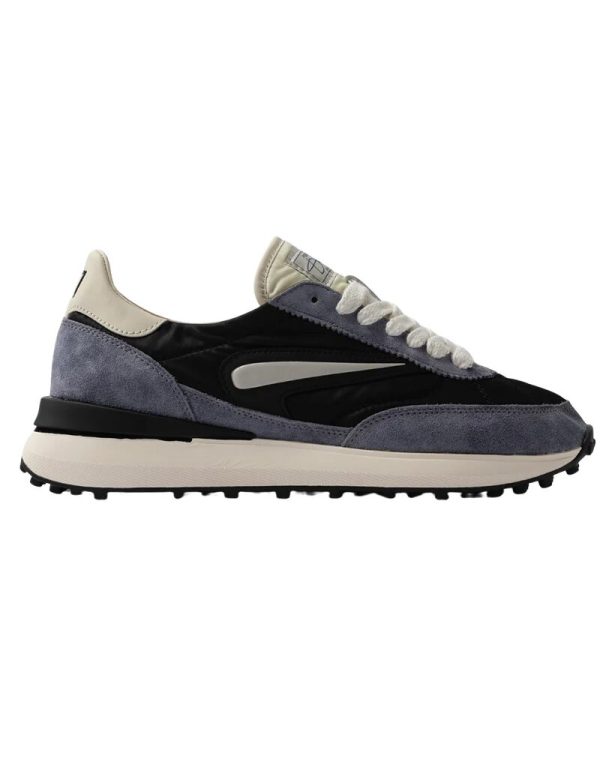 Scarpe d.a.t.e. pe 25. mod. athleta nylon black-cream art. m421-at-ny-bc